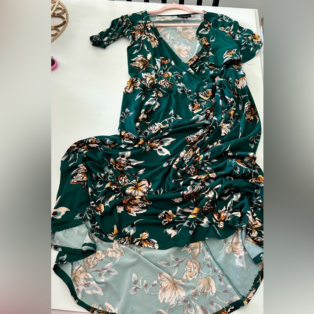XXL Dark Green Dress